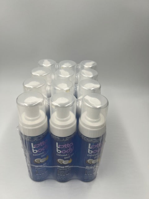 12 PACK LOTTABODY COCO&SHEA WRAP ME FOAMING MOUSSE 7OZ