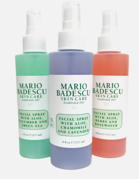 3 PIECE MARIO BEDESCU FACIAL SPRAY VARIETY PACK 6oz EACH