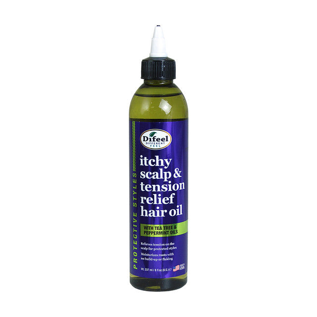 Difeel PS Itchy Scalp Tea Tree Peppermint Hair Oil 8oz