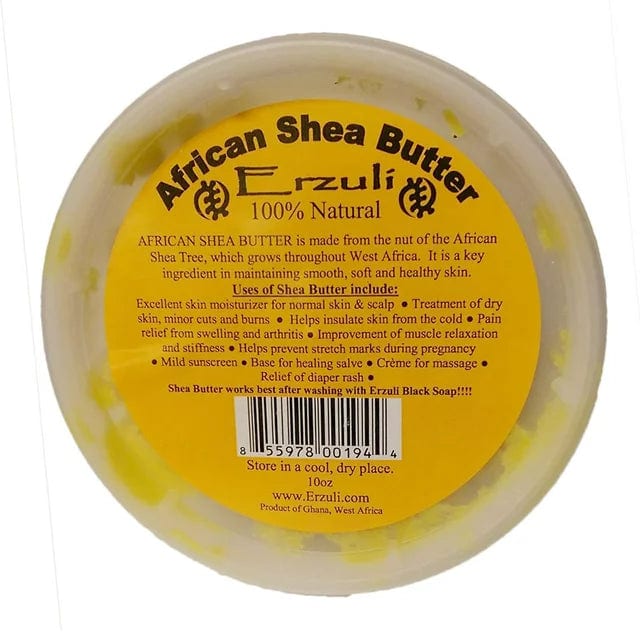 Erzuli African 100% Shea Butter Chunky 10 oz