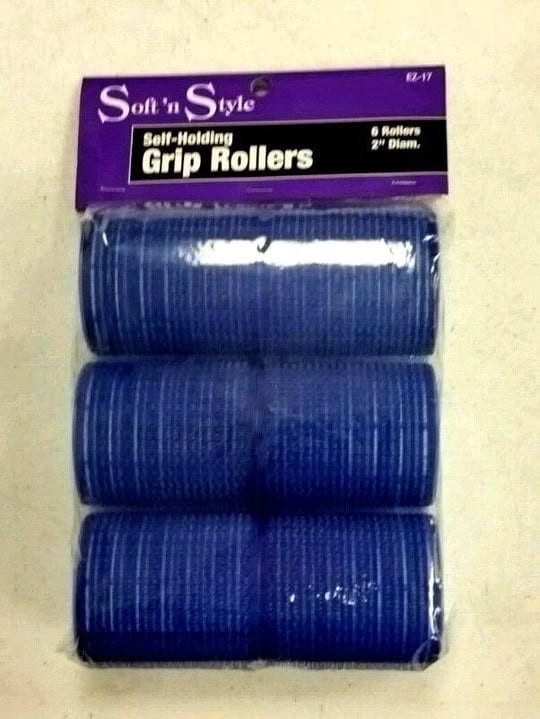 Soft 'n Style SNS 2" Grip Hair BlueHold-EZ17