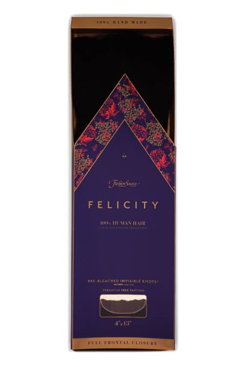 Fashion Source Felicity 100% Human Hair 4” x 13” Ear-to-Ear Closure