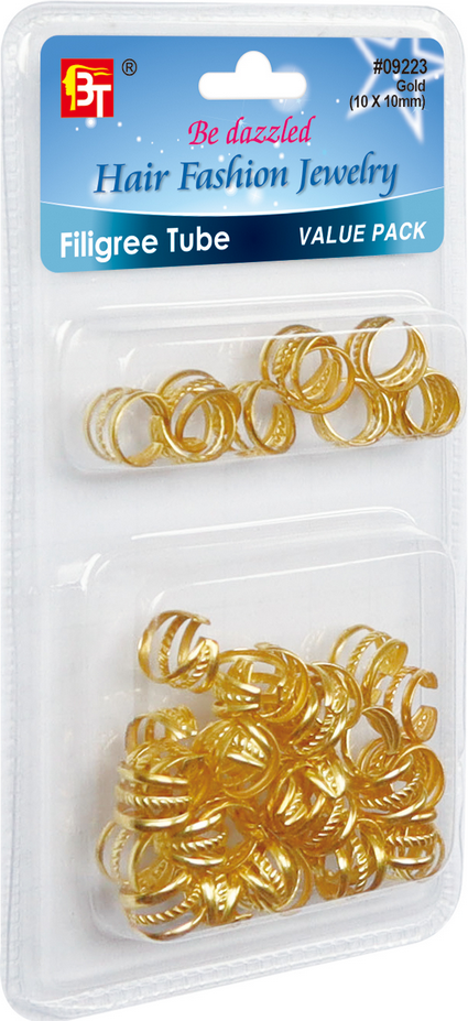 Filigree Tube Gold