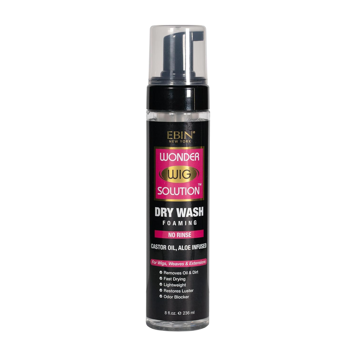 Wonder Wig Solution Dry Wash 8 oz WWDW236