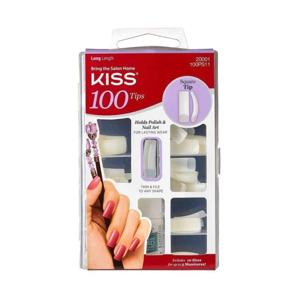 Kiss Square Tip Nails 100PS11