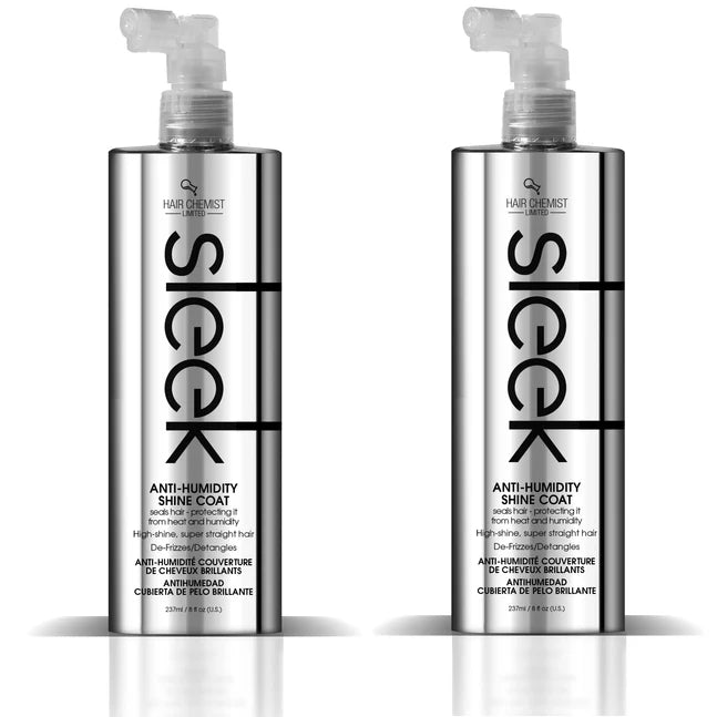 2 PIECE OF HAIR CHEMIST SLEEK ANTI-HUM SHINE COAT 8OZ