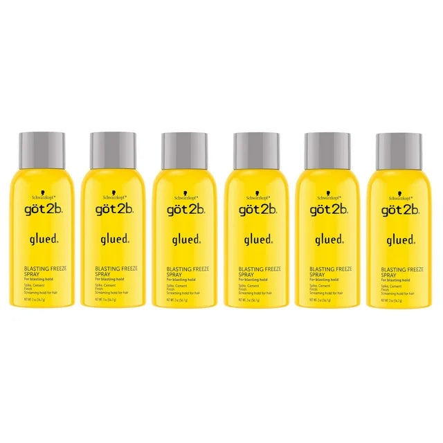 6 PACK GOT 2B BLASTING FREEZE SPRAY 2OZ