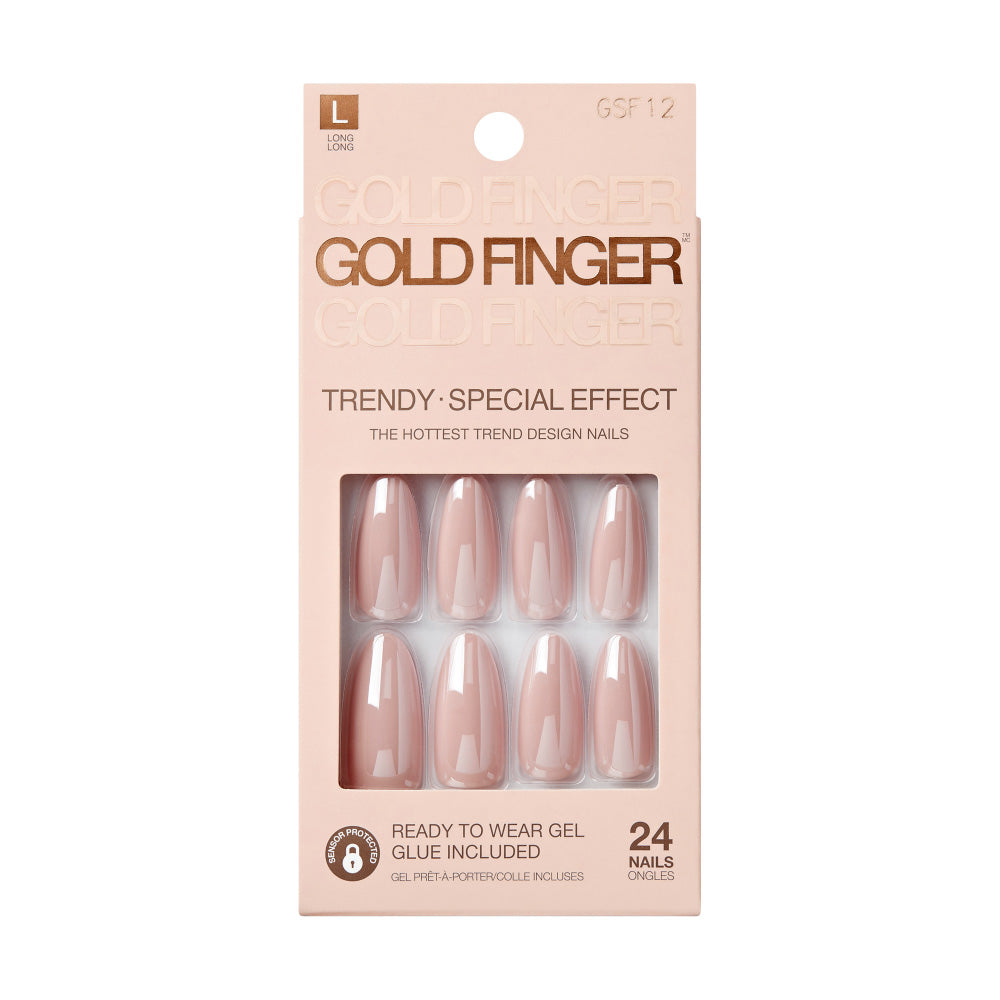 Gold Finger Special Effect Nails French Glazed GSF12