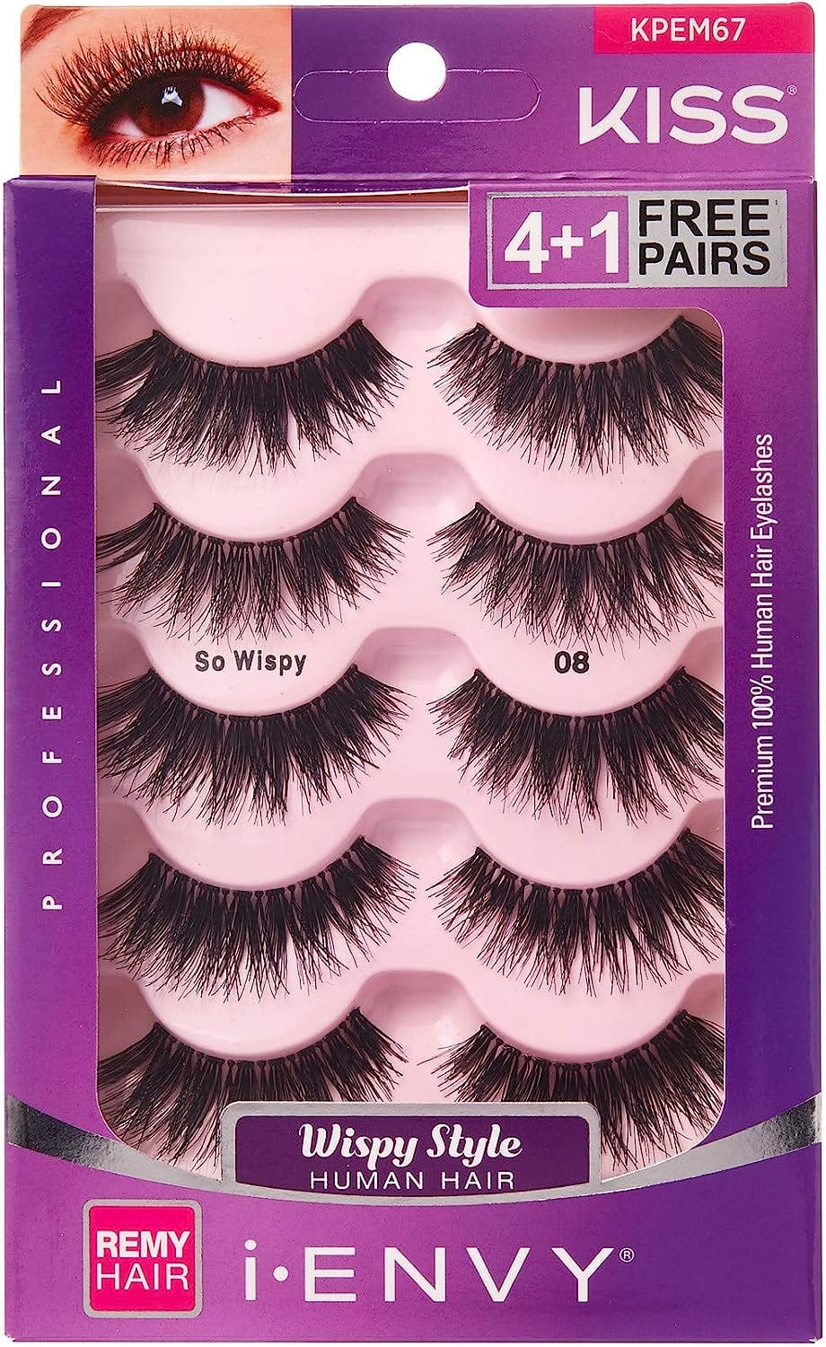 Kiss i-Envy So Wispy Strip Lashes Multi Pack