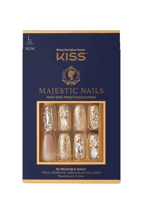 Kiss Majestic Nails 3D Reusable Manicure Kit