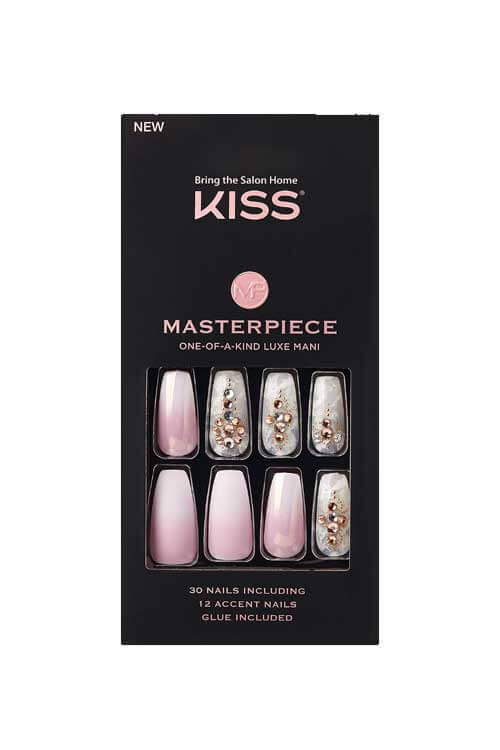 Kiss Masterpiece Luxe Manicure Press-On Nail Kit KMN