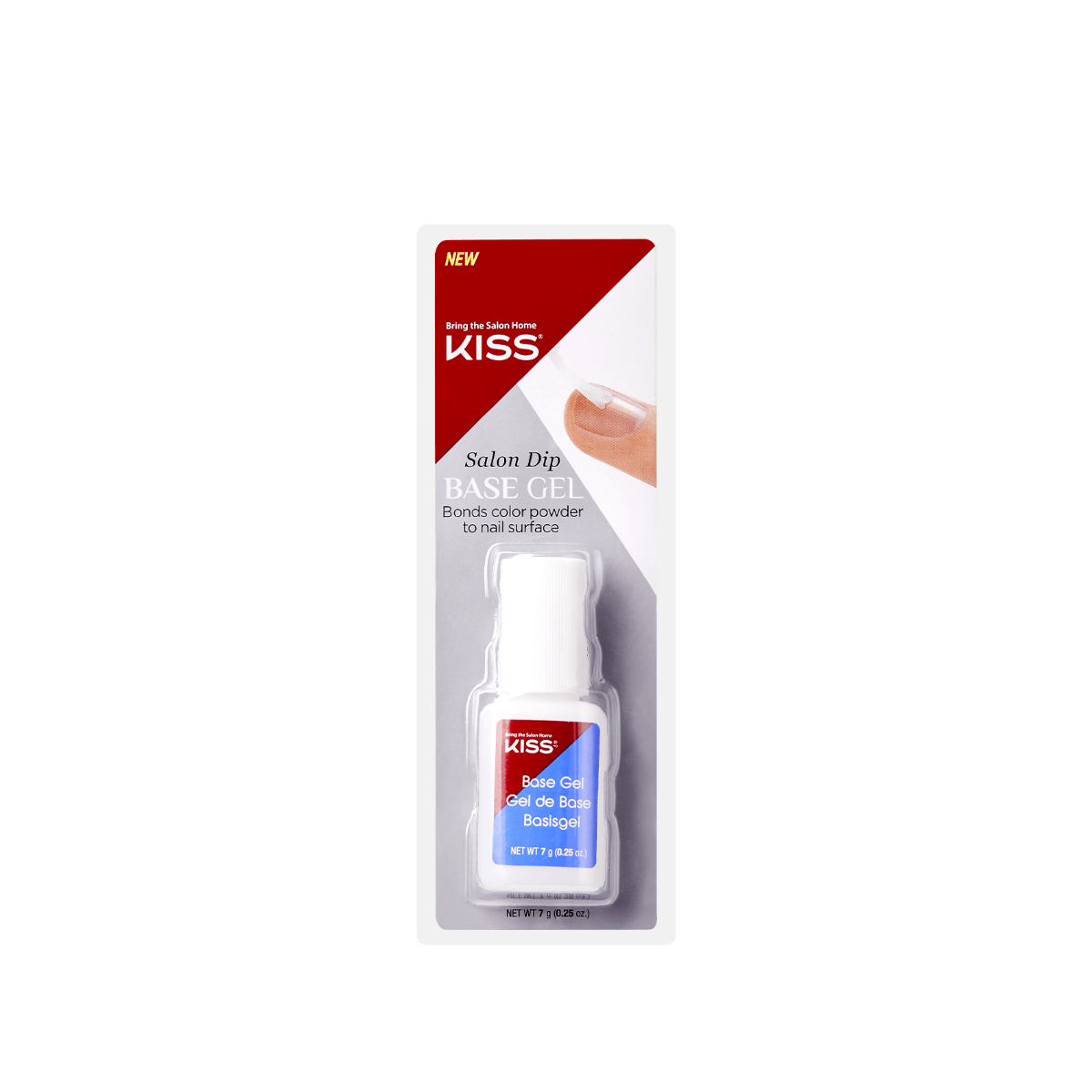 Kiss Salon Dip Base Gel .25 oz - KSDB01
