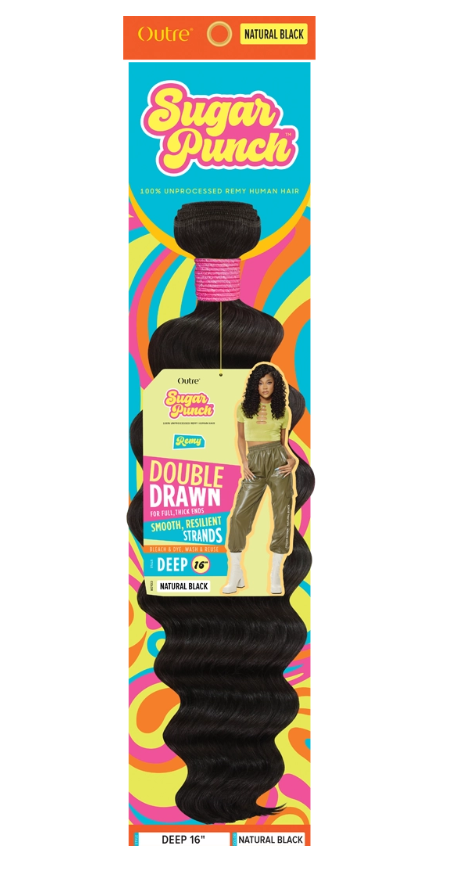 Sugar Punch Deep 14" Double Drawn Remy Hair Extensions