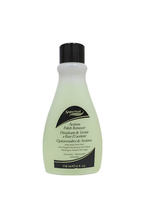 SuperNail Acetone Polish Remover Yellow 4 oz